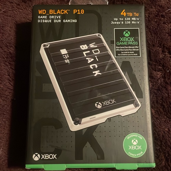 wd_black p10 xbox series x|s // xbox one expansion card unopened with 4 TB - Picture 1 of 2